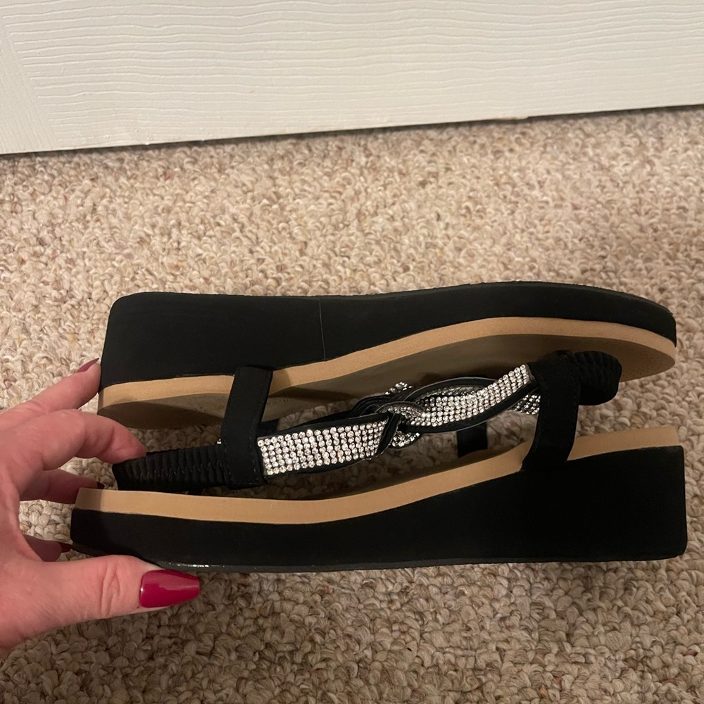 Ladies Fashion Black Sandals - Picture 4 of 6